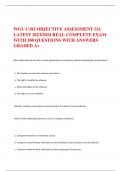 WGU C182 OBJECTIVE ASSESSMENT OA LATEST 2023/2024 REAL COMPLETE EXAM WITH 300 QUESTIONS WITH ANSWERS GRADED A+
