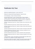 Pathfinder HLZ Test with correct Answers