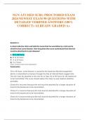 NGN ATI MED SURG PROCTORED EXAM  2024 NEWEST EXAM 90 QUESTIONS WITH  DETAILED VERIFIED ANSWERS &lpar;100&percnt;  CORRECT&rpar; &sol;ALREADY GRADED A&plus;