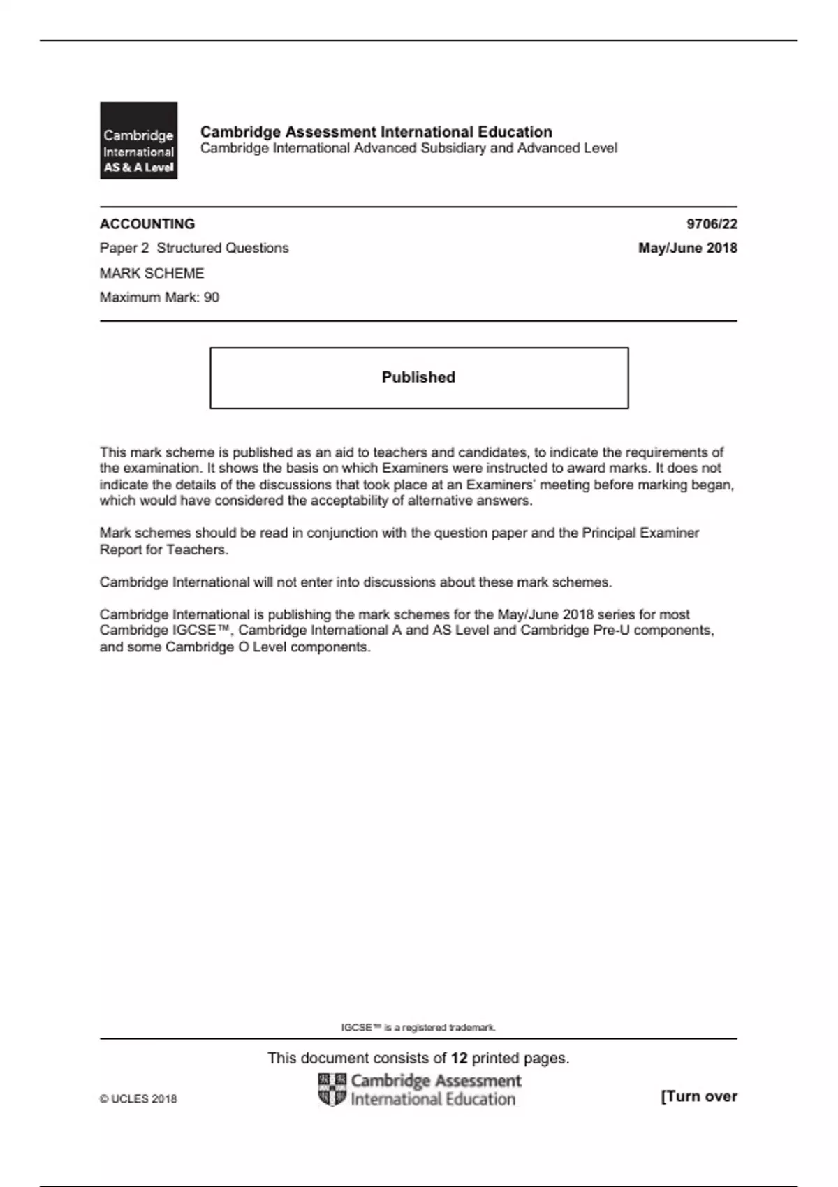 Cambridge Assessment International Education Cambridge International ...