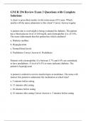 GNUR 294 Review Exam 3 Questions with Complete Solutions&period;