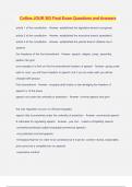 Collins JOUR 303 Final Exam Questions and Answers