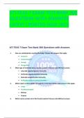 ATITEAS7EXAMTESTBANK300 QUESTIONS WITH ANSWERS LATEST UPDATED 2024