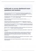 ss24cxwb cx survey dashboard exam questions and answers