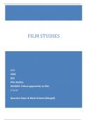 OCR 2023 GCE Film Studies H410/02: Critical approaches to film A Level Question Paper & Mark Scheme (Merged) FILM STUDIES