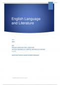 OCR 2023 GCE ENGLISH LANGUAGE AND LITERATURE H474/03: READING AS A WRITER, WRITING AS A READER A LEVEL QUESTION PAPER & MARK SCHEME (MERGED)