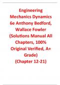 SOLUTION MANUAL FOR ENGINEERING MECHANICS DYNAMICS 6TH EDITION  CHAPTER 12_21 BY ANTHONY BEDFORD, WALLACE FOWLER 