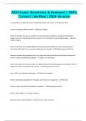 AOII Exam Questions & Answers &vert; 100&percnt; Correct &vert; Verified &vert; 2024 Version