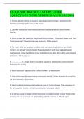 GUAM MOTORCYCLE STUDY GUIDE  &vert; QUESTIONS WITH VERIFIED ANSWERS 2024