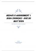 HED4810 Assignment 1 2024 (606690) - DUE 20 May 2024