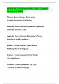 WGU SLO1 Exam With 100&percnt; Correct Answers 2024