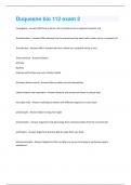 Duquesne bio 112 exam 2 latest questions and answers all are correct 2024 graded A+