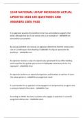 15HR NATIONAL USPAP MCKISSOCK ACTUAL UPDATED 2024 100 QUESTIONS AND ANSWERS 100&percnt; PASS 
