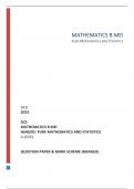 OCR 2023 GCE MATHEMATICS B MEI H640/02: PURE MATHEMATICS AND STATISTICS A LEVEL QUESTION PAPER & MARK SCHEME (MERGED)