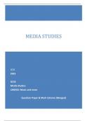 OCR 2023 GCSE Media Studies J200/02: Music and news Question Paper & Mark Scheme (Merged
