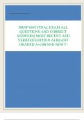 NRNP 6645 FINAL EXAM ALL  QUESTIONS AND CORRECT  ANSWERS| MOST RECENT AND  VERIFIED EDITION ALREADY  GRADED A+| BRAND NEW!!!