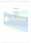I-Human Case Study Student&rsquo;s Name Institutional Affiliation Course Instructor&rsquo;s Name Date