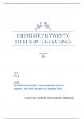 OCR 2023 GCSE CHEMISTRY B TWENTY FIRST CENTURY SCIENCE J258/04: DEPTH IN CHEMISTRY (HIGHER TIER) QUESTION PAPER & MARK SCHEME (MERGED)