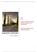 OCR 2023 GCSE (9-1) ANCIENT HISTORY J198/02: ROME AND ITS NEIGHBOURS QUESTION PAPER & MARK SCHEME (MERGED)