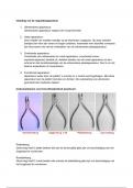 Orthodontie tandtechniek samenvattingen &vert; Keuzedeel tandtechniek &vert; DHTA