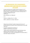 3B ORNAMENTAL PEST MANAGEMENT &lpar;MDARD&rpar; EXAM QUESTIONS WITH VERIFIED  SOLUTION&period;