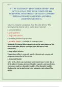 ATI RN MATERNITY PROCTORED NEWEST 2024  ACTUAL EXAM TEST BANK COMPLETE 400  QUESTIONS AND CORRECT DETAILED ANSWERS  WITH RATIONALES &lpar;VERIFIED ANSWERS&rpar; &vert;ALREADY GRADED A&plus;