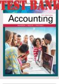 TEST BANK for  Accounting 27th Edition by Carl Warren&comma; James Reeve&comma; Jonathan Duchac