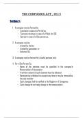 Summary notes of Section 3 of The Companies Act&comma;2013