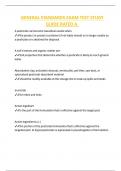 GENERAL STANDARDS EXAM TEST STUDY  GUIDE RATED A&period;