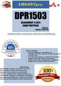 DPR1503 Portfolio Examination 2024