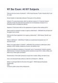 NY Bar Exam&lowbar; All NY Subjects