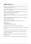 SMAD 150 Exam &num;3 &lpar;Final&rpar; with 100&percnt; correct answers