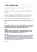 COM 105 Exam Two
