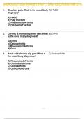 RADIOLOGY USA BOARD’S PART 3 EXAM QUESTIONS AND VERIFIED RATED A