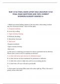 NR302 Exam 1 Questions and Answers / NR 302 Exam 1 Latest 2023-2024 Chamberlain College of Nursing |100%  Correct Q & A|