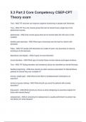 5&period;3 Part 2 Core Competency CSEP-CPT Theory exam