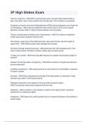 3P High Stakes Exam &lpar;1&rpar;
