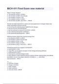 BICH 411 Final Exam new material &lpar;1&rpar;