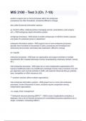 MIS 3100 - Test 3 &lpar;Ch&period; 7-10&rpar;&period;