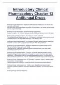 Introductory Clinical  Pharmacology Chapter 12  Antifungal Drugs