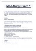 Med-Surg Exam 1