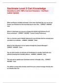 Xactimate Level 2 Cert Knowledge Questions with 100&percnt; Correct Answers &vert; Verified &vert;  Latest Update