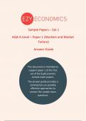 – Paper 1 (Markets and Market  Failure) 