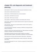 chapter 28&lowbar; oral diagnosis and treatment planning