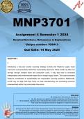 MNP3701 Assignment 4 (COMPLETE ANSWERS) Semester 1 2024 (528413) - DUE 14 May 2024