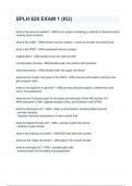 SPLH 620 EXAM 1 &lpar;KU&rpar;