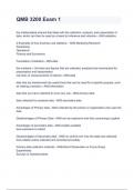 QMB 3200 Exam 1