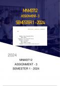 MNM3712 ASSIGNMENT 3 SEMESTER 1 2024