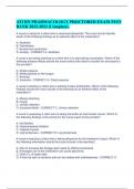 ATI RN PHARMACOLOGY PROCTORED EXAM TEST BANK 2022-2023 (Complete).