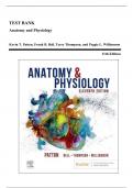 Test Bank for Anatomy and Physiology, 11th Edition by Patton, 9780323775717, Covering Chapters 1-48 | Includes Rationales
